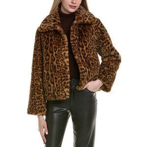 Stella + Lorenzo Womens Short Jacket, Brown